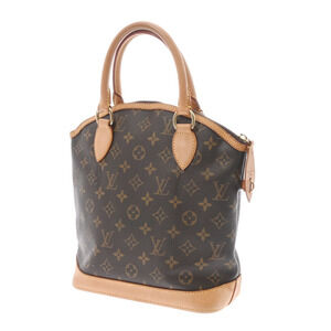 Louis Vuitton Handbag Canvas Monogram Lockit Brown